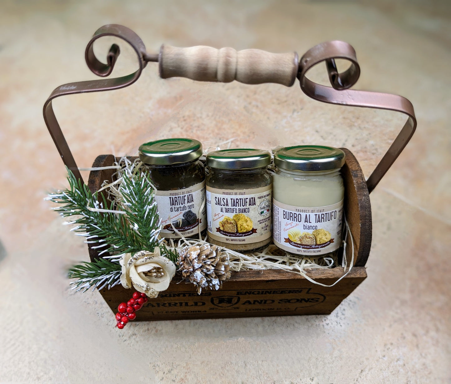 Gift box Ludovica - White Truffle Butter + White Truffle Sauce and Black Truffle Sauce