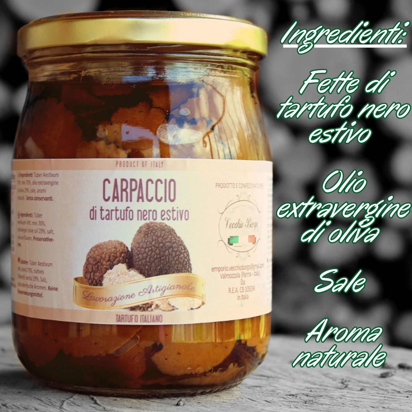 Fette di tartufo nero estivo 120g / 500g