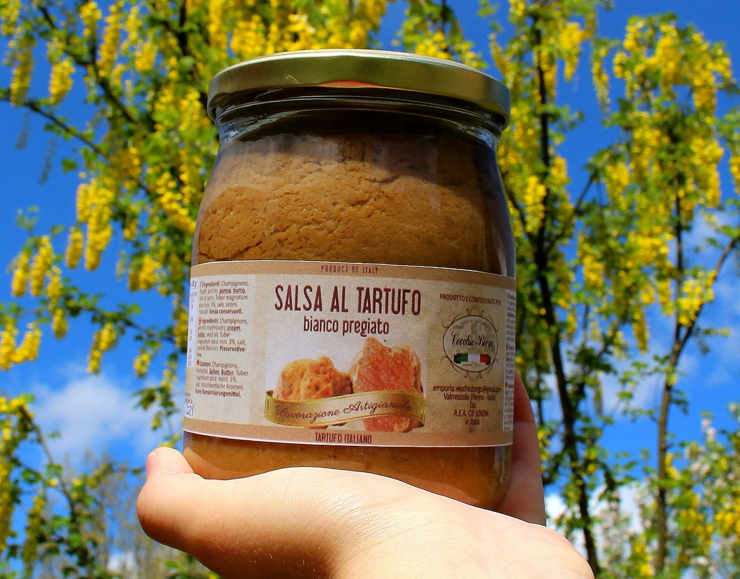 Salsa al tartufo bianco 80g / 500g